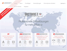 Tablet Screenshot of dictanet.com